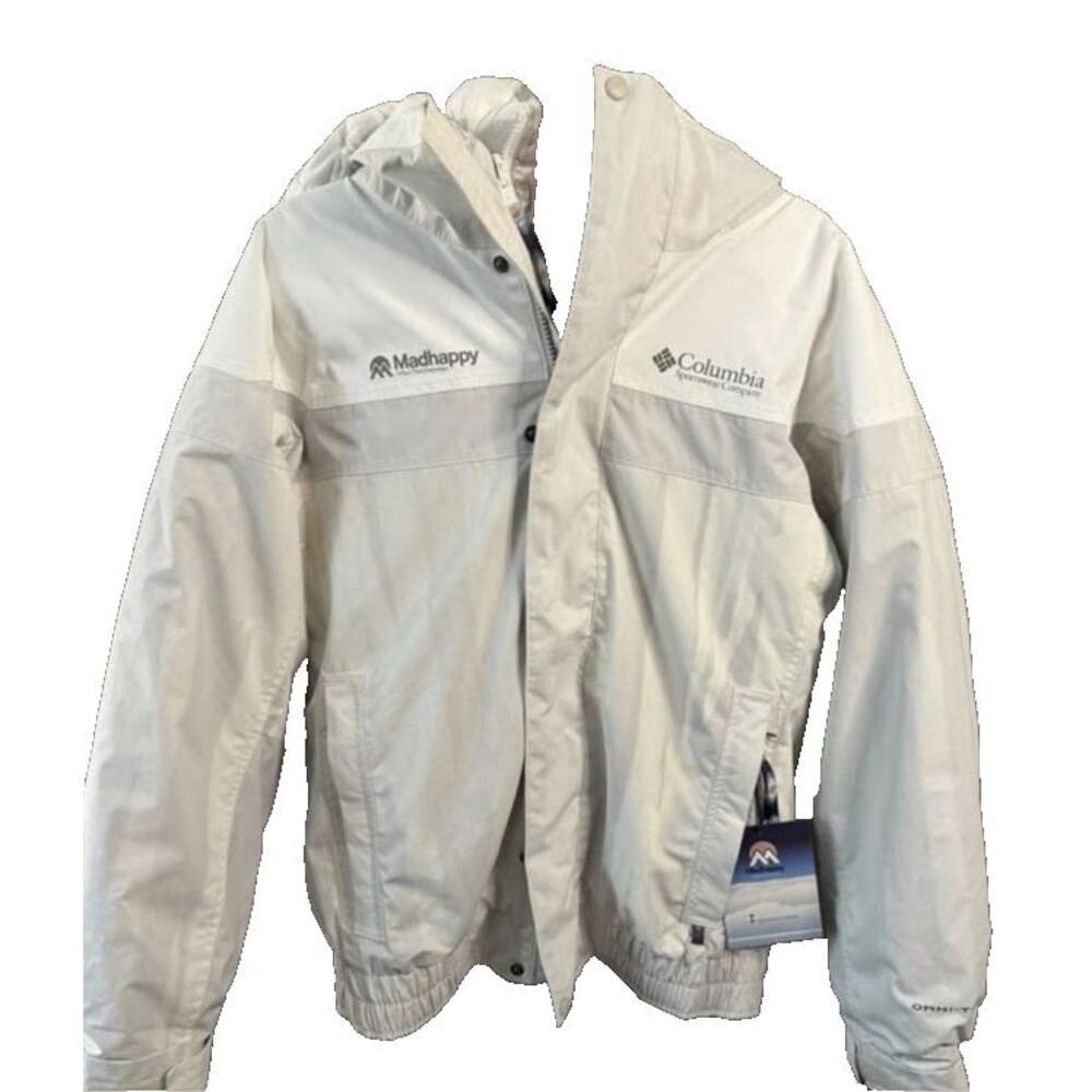 MADHAPPY Columbia Omni-Tech Bugaboo 3-in-1 Interchange Jacket White Mens M NWT